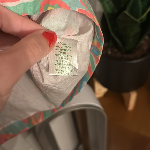 Lilly Pulitzer One Shoulder Dresss - Picture 5 of 6